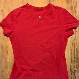 Lululemon Red Shirt